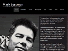 Tablet Screenshot of marklessman.com